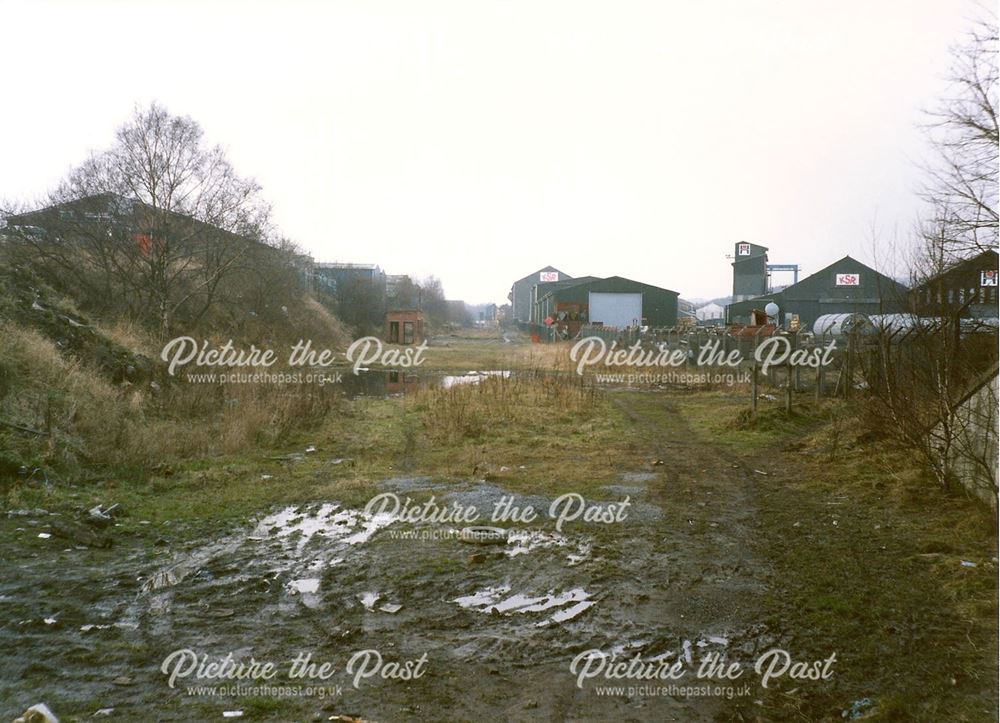 Path of Sheepbridge Works Railway, nr Foxwood Industrial Park, Chesterfield, 1994