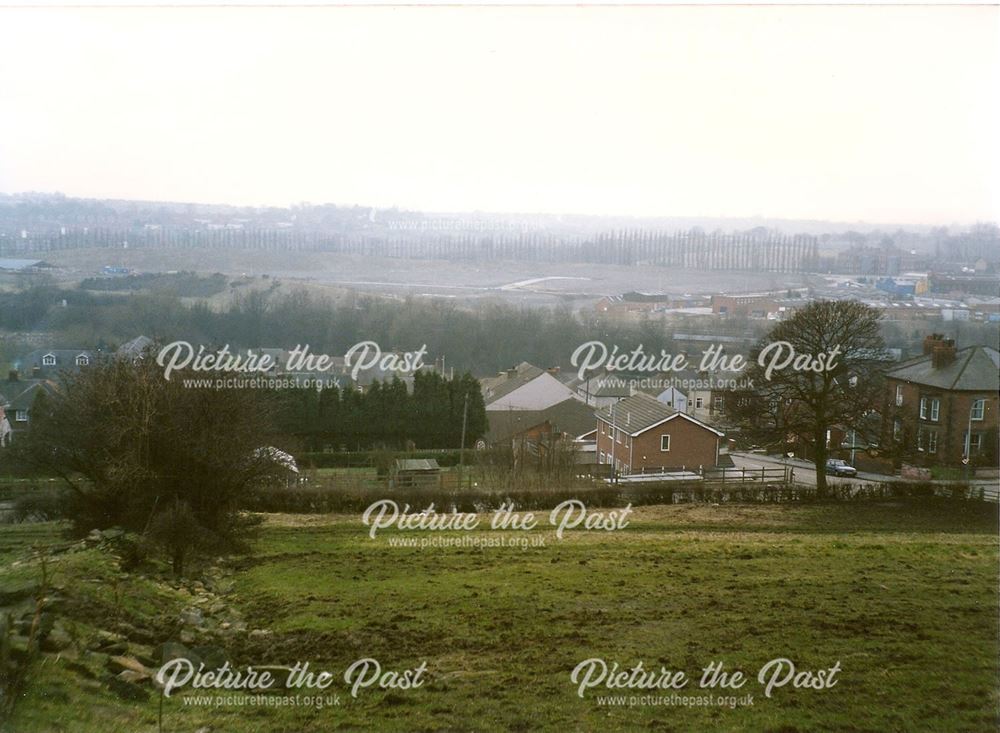 Across Broomhill Road, Old Whittington, Towards Sheepbridge, 1994