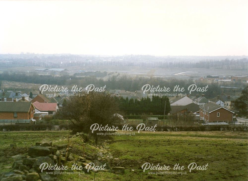 Across Broomhill Road, Old Whittington, Towards Whittington Moor, 1994