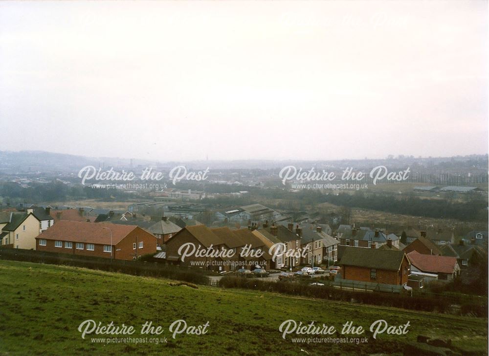 Across Broomhill Road, Old Whittington, Towards Sheepbridge, 1994