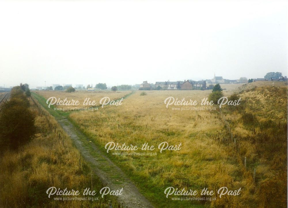 Across to Devonshire Cottages and Villas (Now Demolished), Barrow Hill, 1994