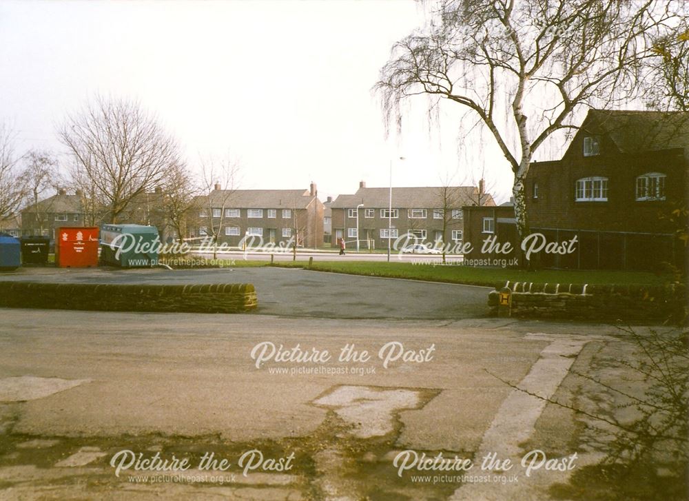 Across Village Green before Doctor's Surgery, nr High Street, Old Whittington, 1994