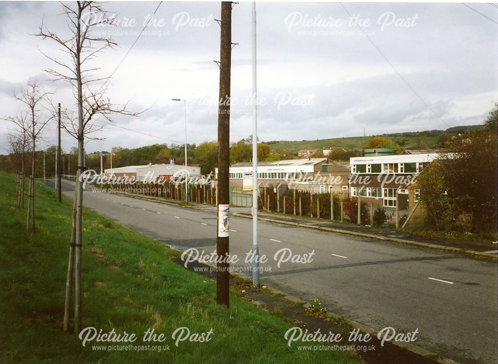 Factory Units along Sheffield Road, Whittington Moor, 1994