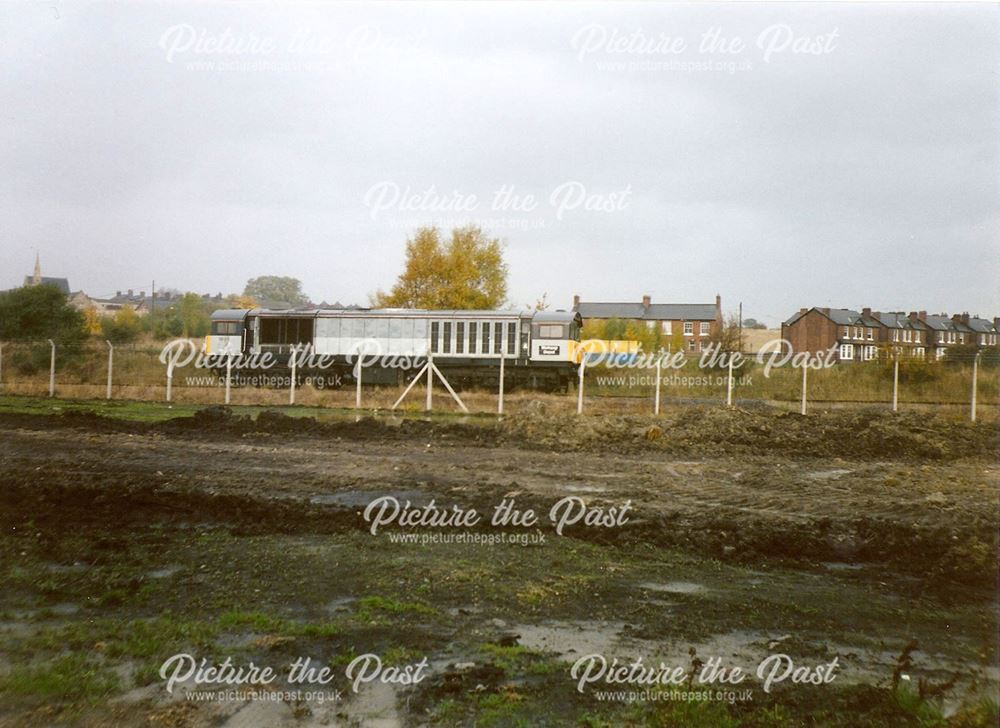 Diesel Locomotive on Line Beside Staveley Chemicals Site, Hall Lane, Barrow Hill, 1994