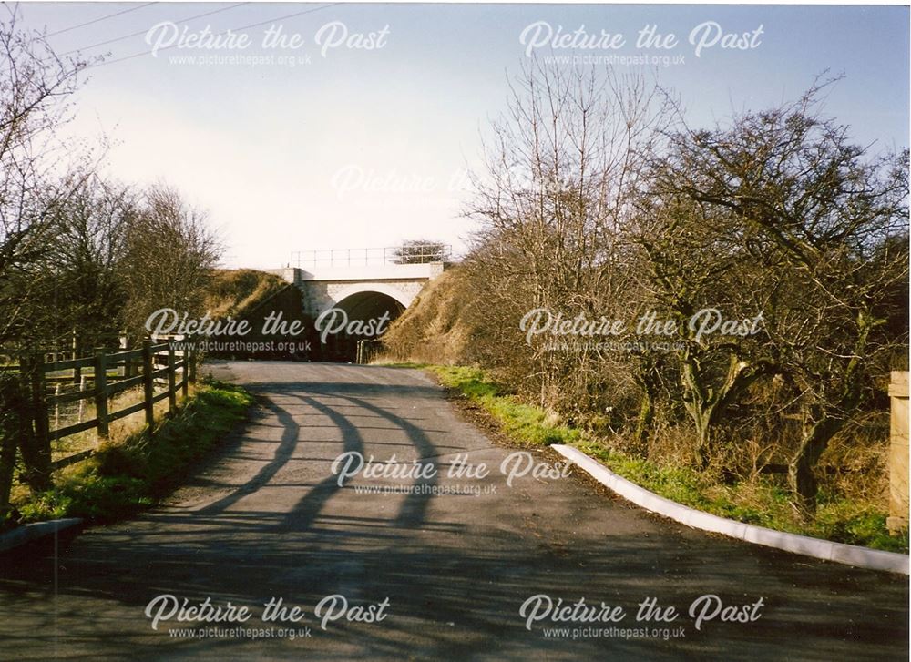 Railway Bridge, Newbridge Lane, Old Whittington, 1994