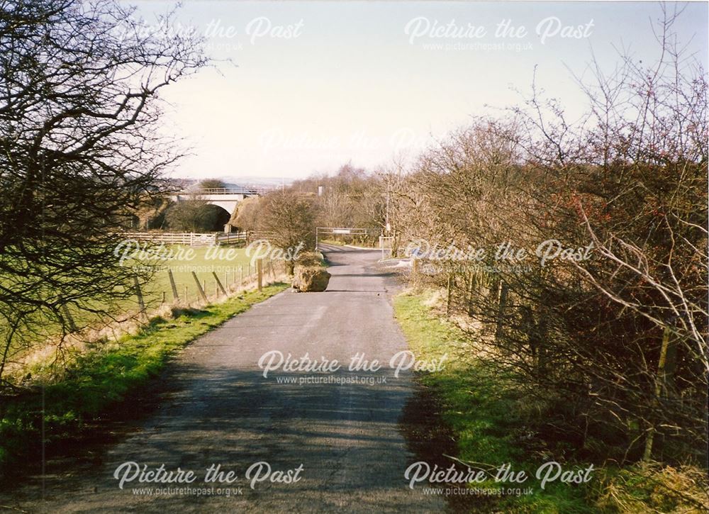 Along Newbridge Lane Towards Railway Bridge, Old Whittington, 1994