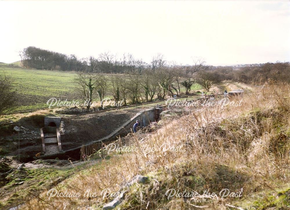 Renovation of Bluebank Lock, Chesterfield Canal, nr Station Lane, New Whittington, 1994