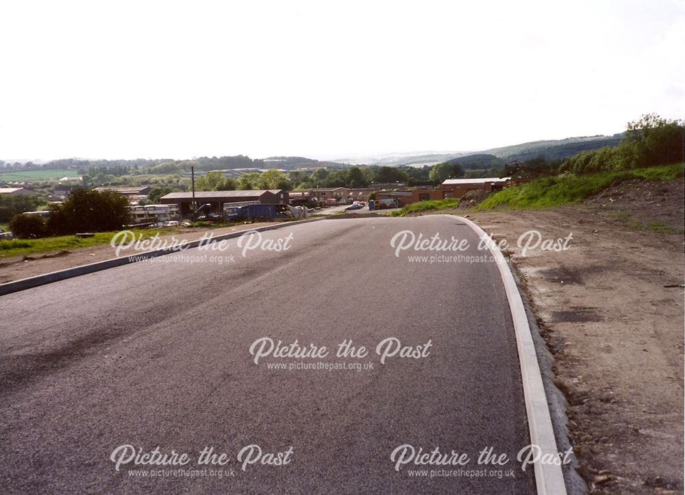 Whitting Valley Road towards Industrial Units, Old Whittington, 1995