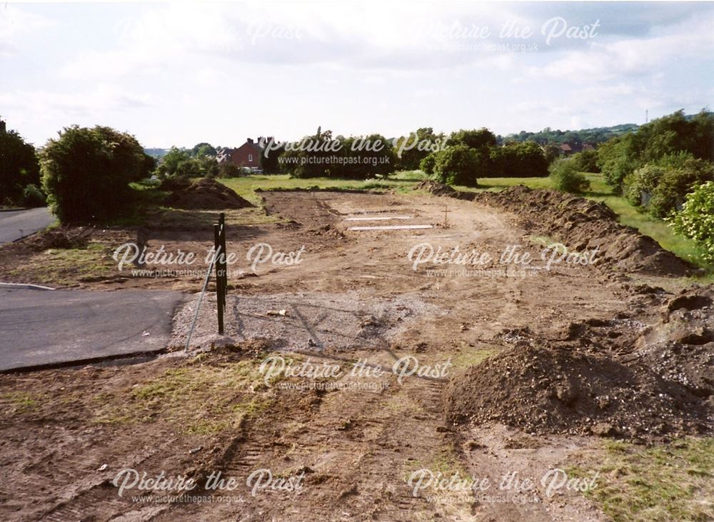 Wasteground and Parking Area, Newbridge Lane, Old Whittington, 1995