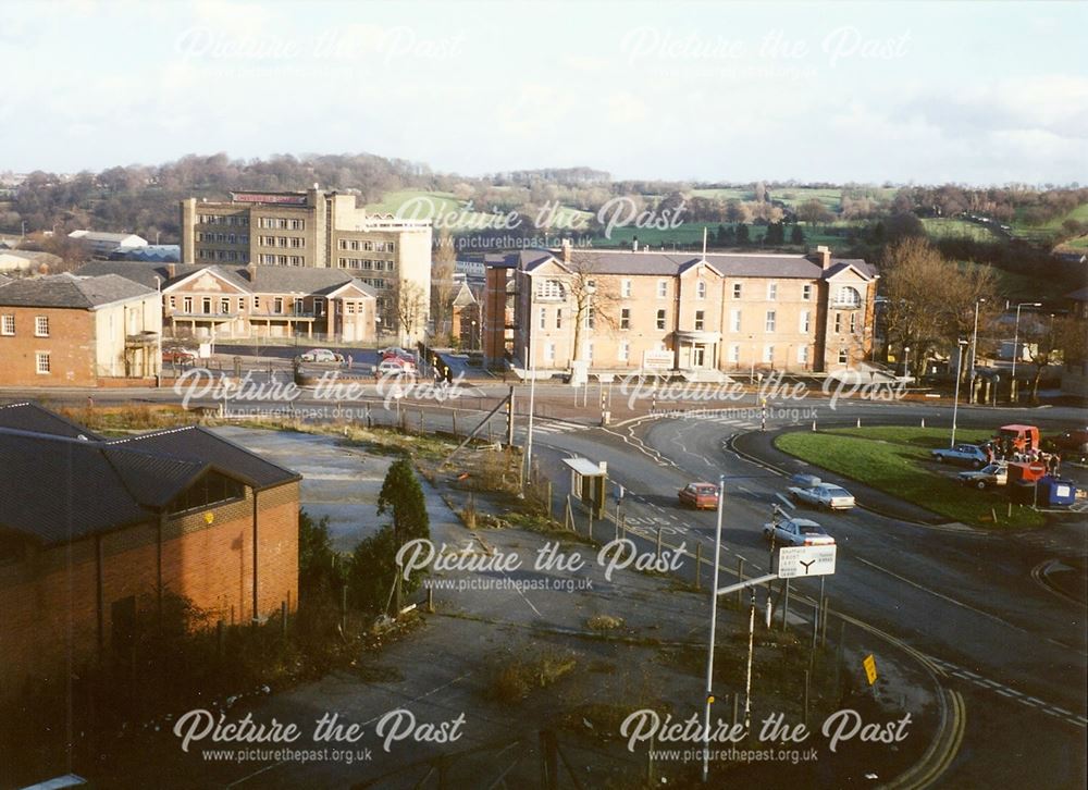 Holywell Cross Roundabout, Old Royal Hospital and College, Chesterfield, 1995