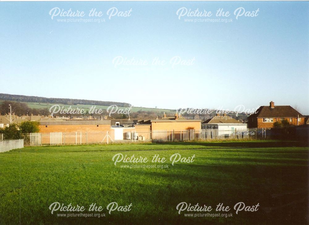 Sports Field and Rear of Old Whittington Club, Station Lane, Old Whittington, 1995