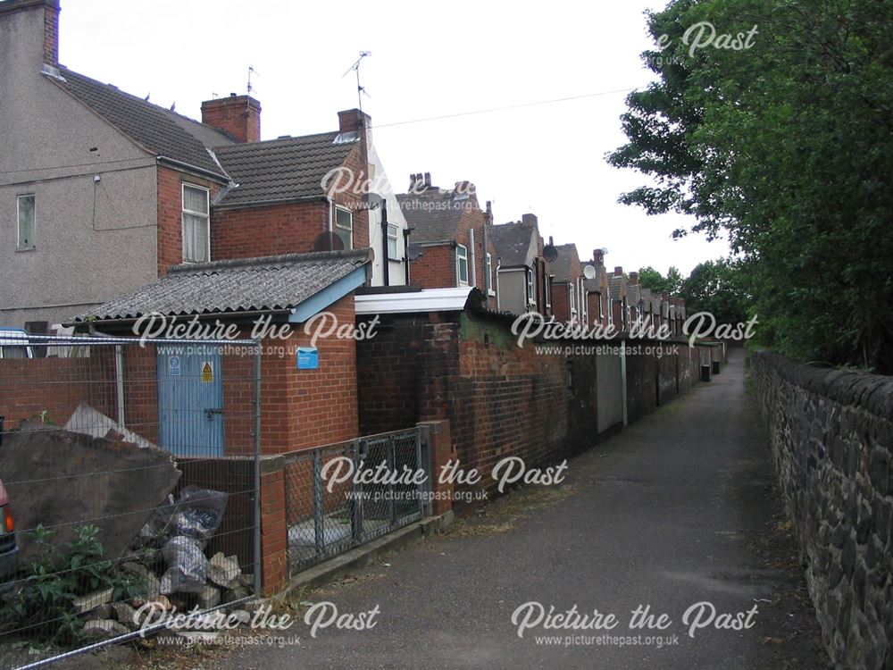 Backs of Houses on Tapton Terrace, Chesterfield, 1995