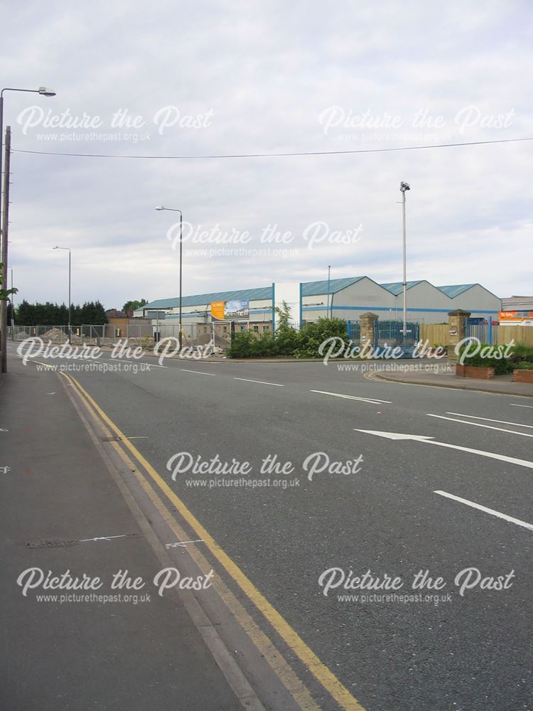 Entrance to Tube Investments (TI) Chesterfield Cylinders, Derby Road, Chesterfield, 1995