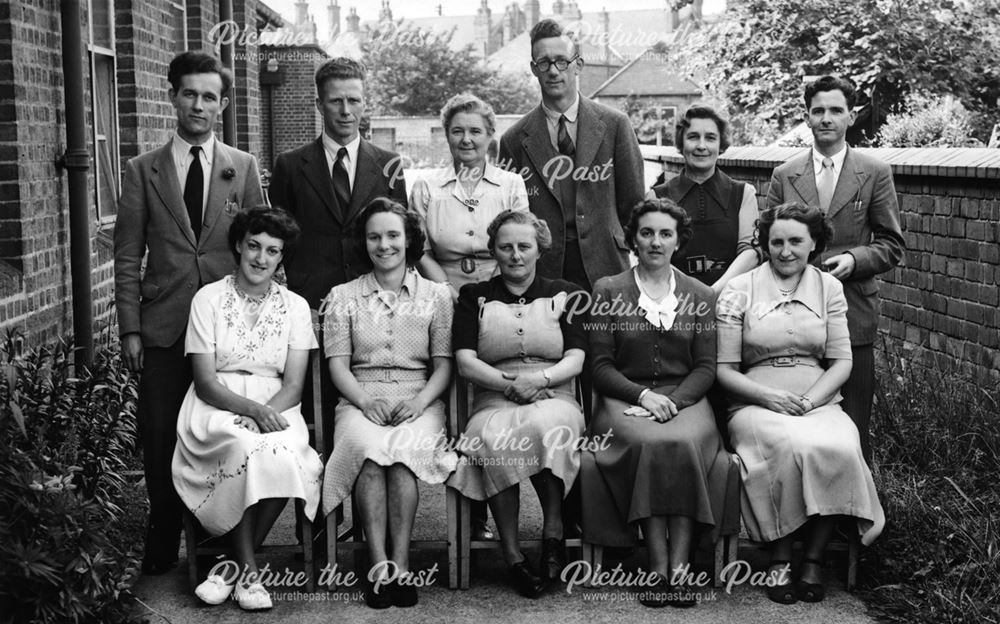 Grange Primary School Staff, Long Eaton, 1951