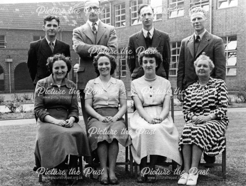 Grange Primary School Staff, Long Eaton, 1954