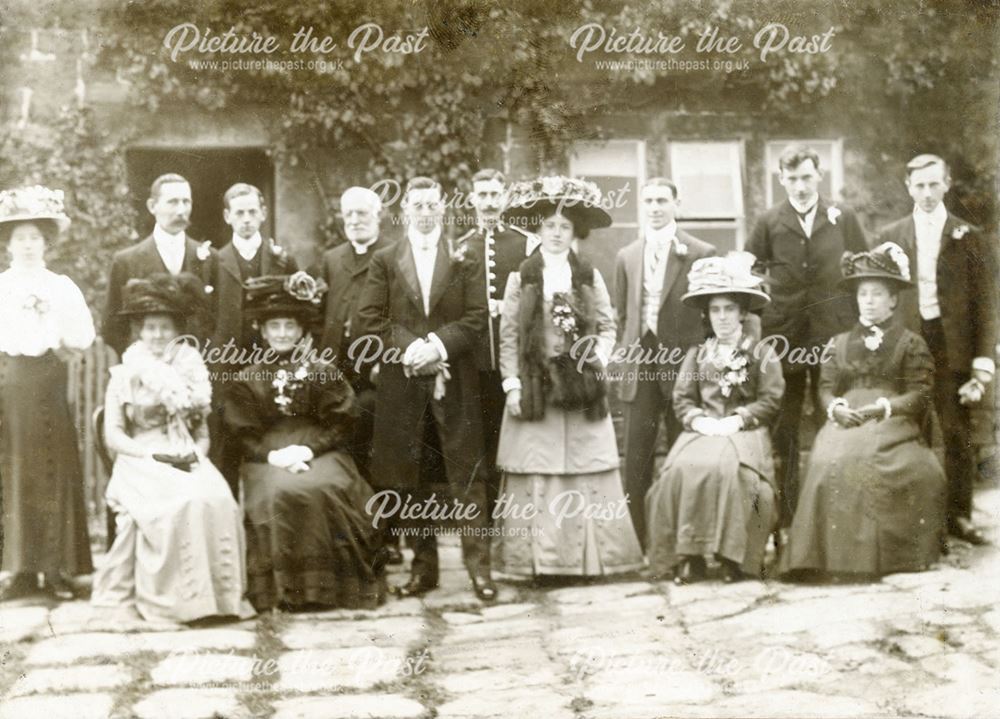 Wedding party, Ashover ? , c 1905 ?