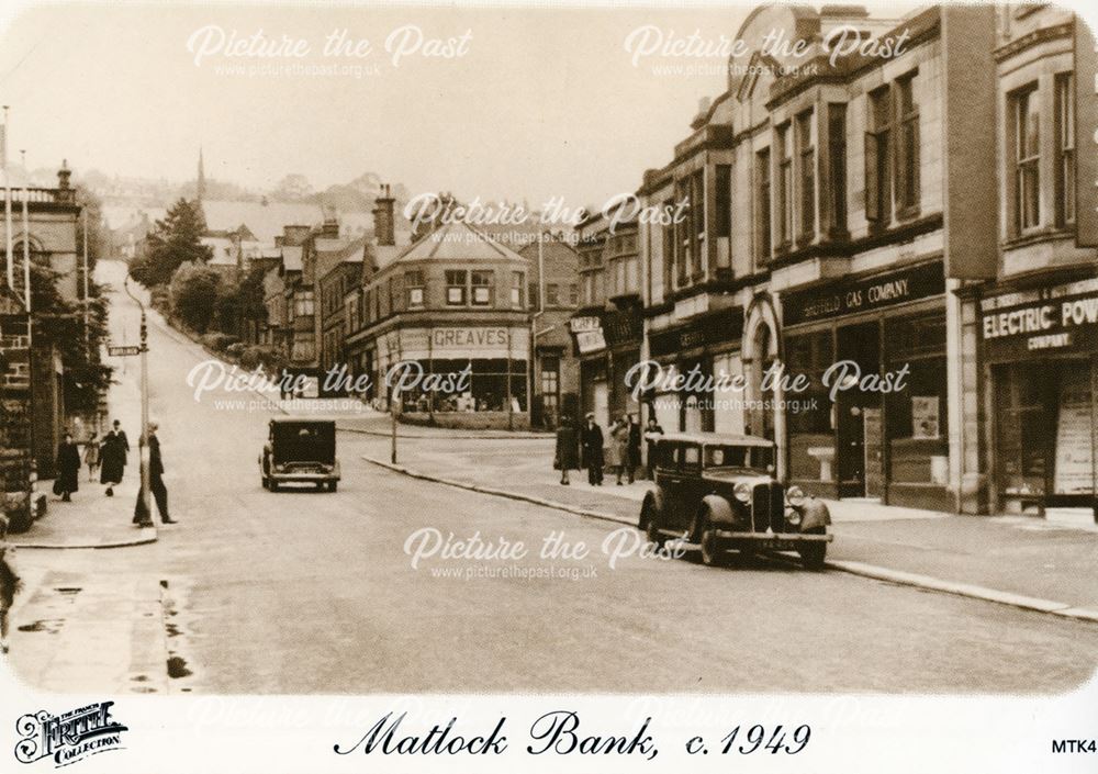 Bank Road, Matlock, c 1949