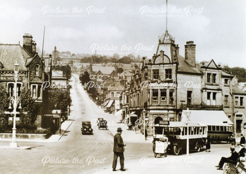 Bank Road and Crown Square, Matlock, c 1935