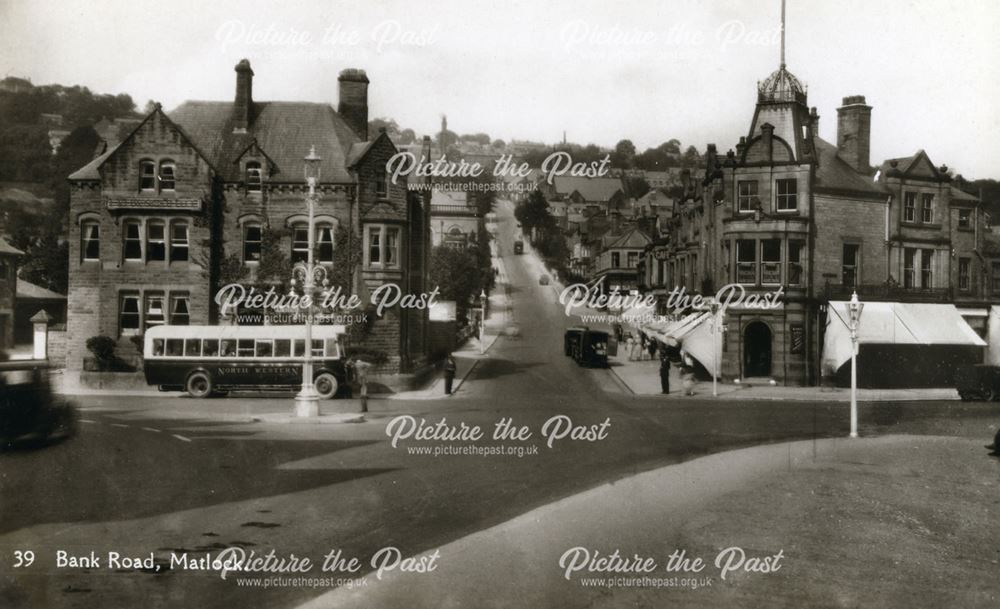 Bank Road and Crown Square, Matlock, c 1935