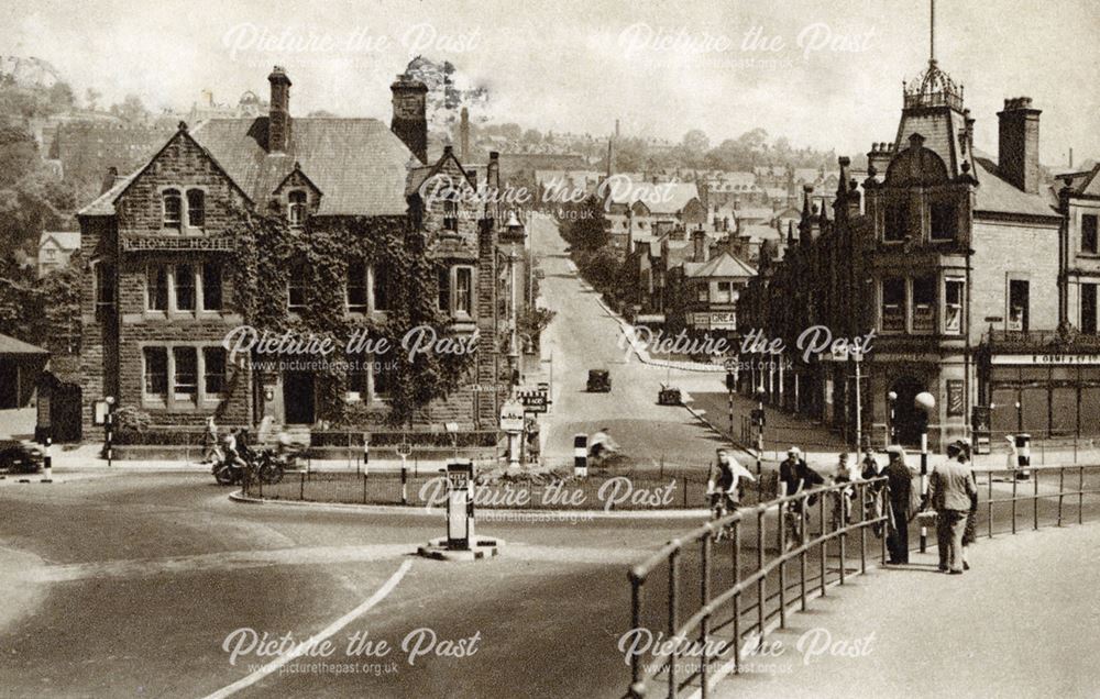 Bank Road and Crown Square, Matlock, c 1950