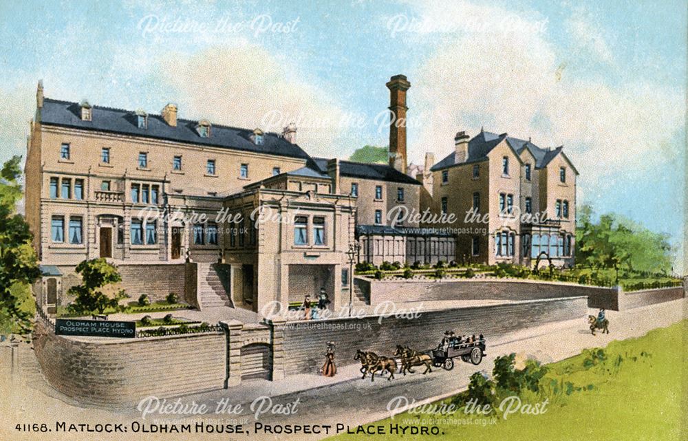 Oldham House Hydro, Matlock, c 1890