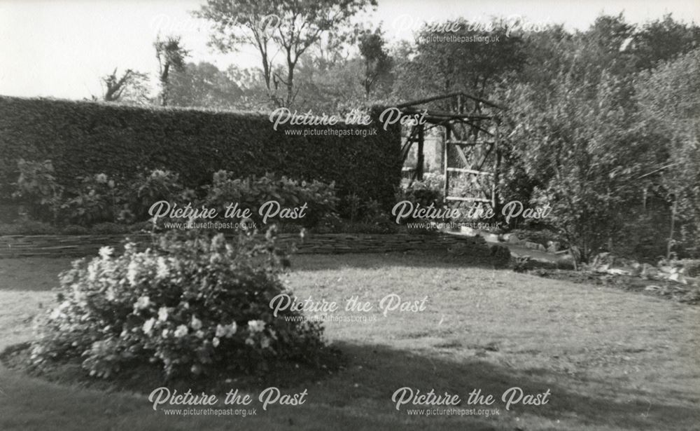 Garden, Sherwood Lodge, Bolsover, c 1950