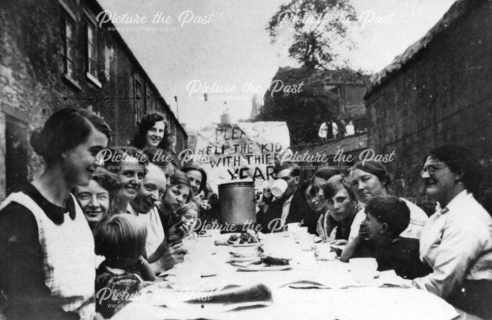 Street Party, Bolsover, c 1935