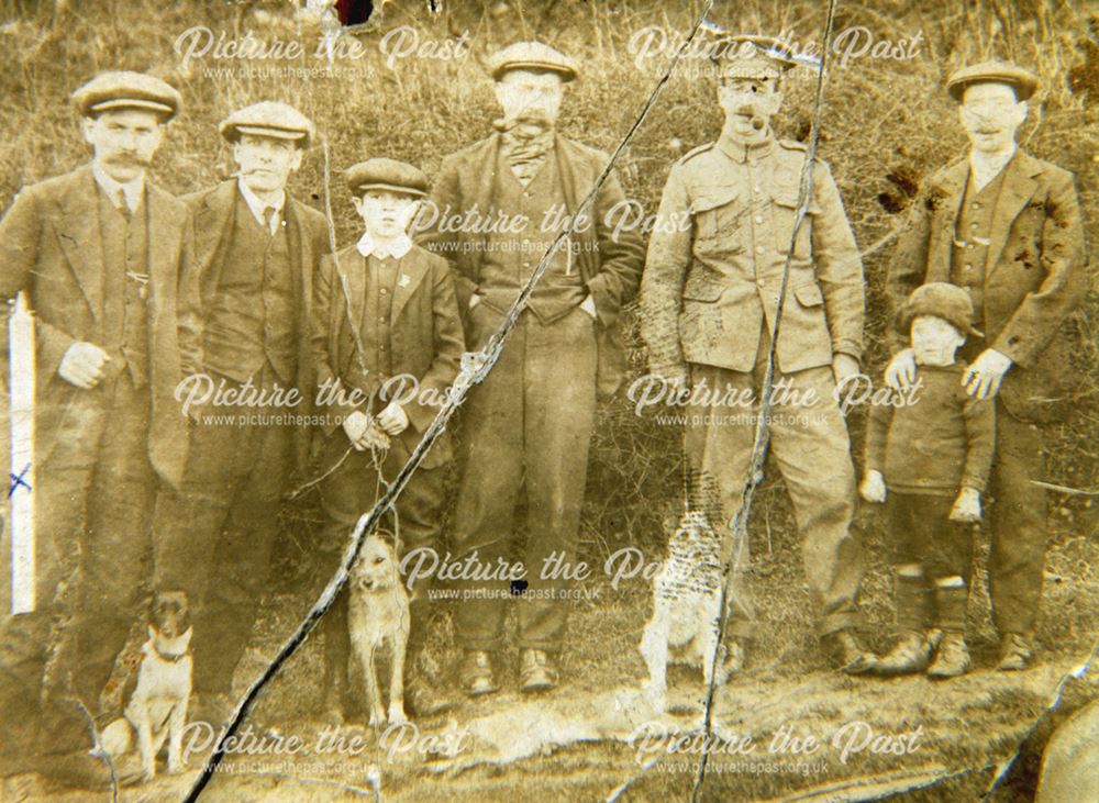 Hunting Party, Bolsover, c 1915