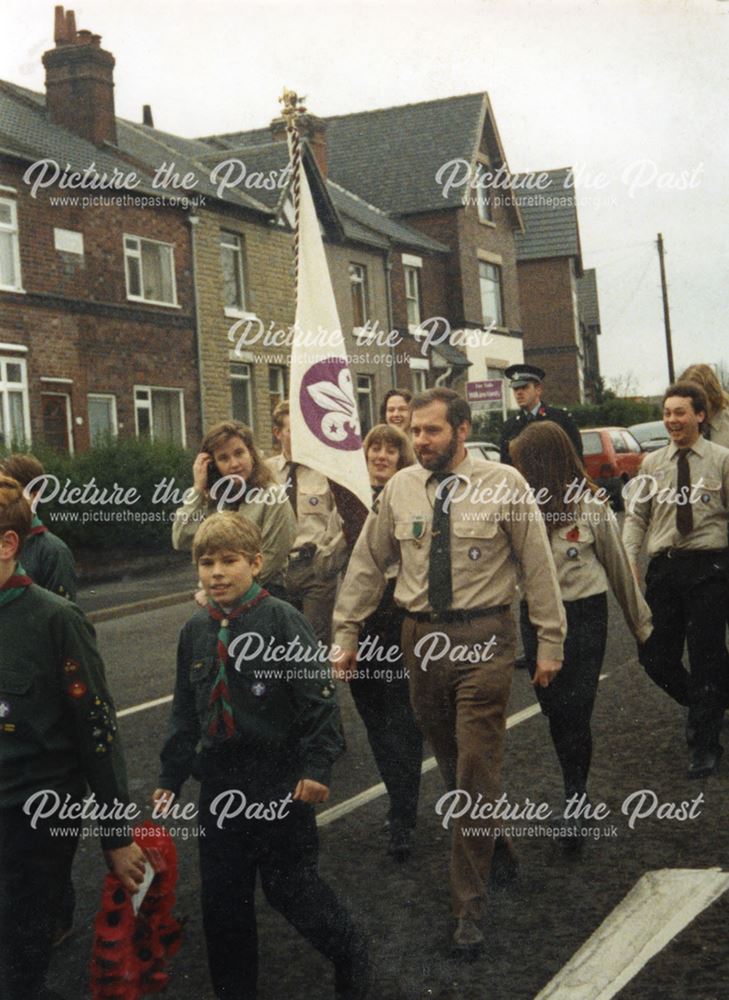 Remembrance Day Parade, Bolsover, 1991