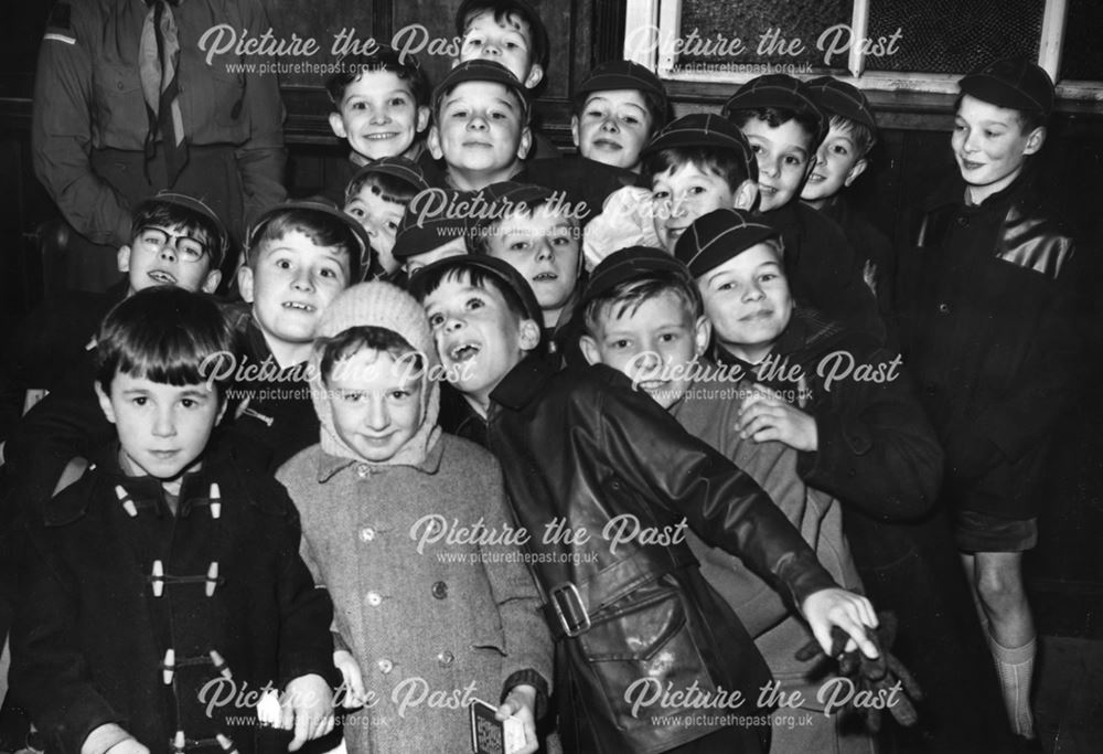 Cub Scouts Christmas Bazaar, Bolsover, c 1959