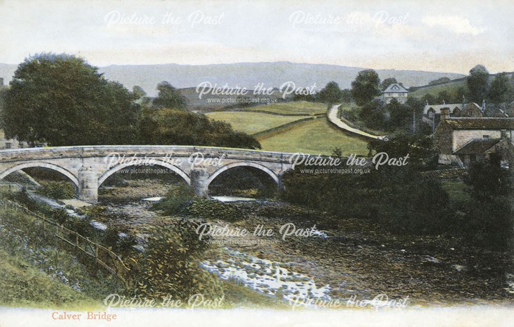 Calver Bridge, Calver, c 1905