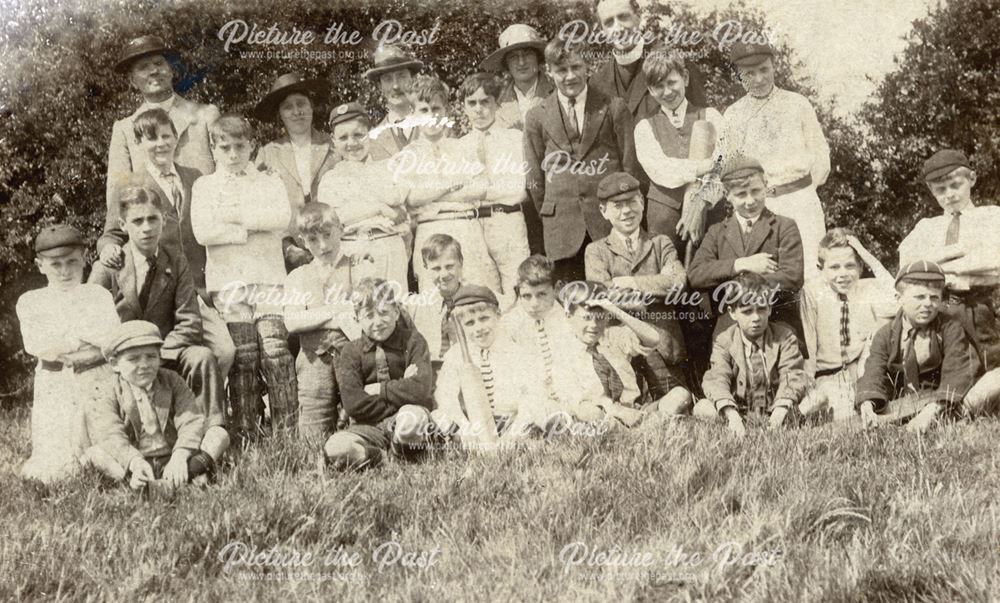 Cricket Club, Normanton by Derby, c 1914-15