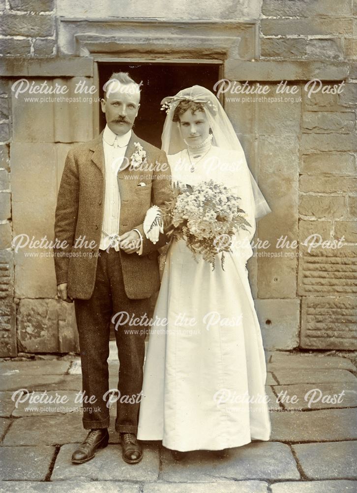 Wedding of William Stone Knowles and Margaret Limb, Elton, 1909