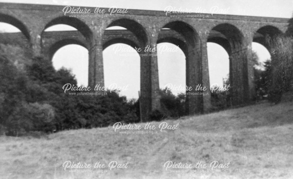 View of the Double Viaducts, Chapel Milton, undated