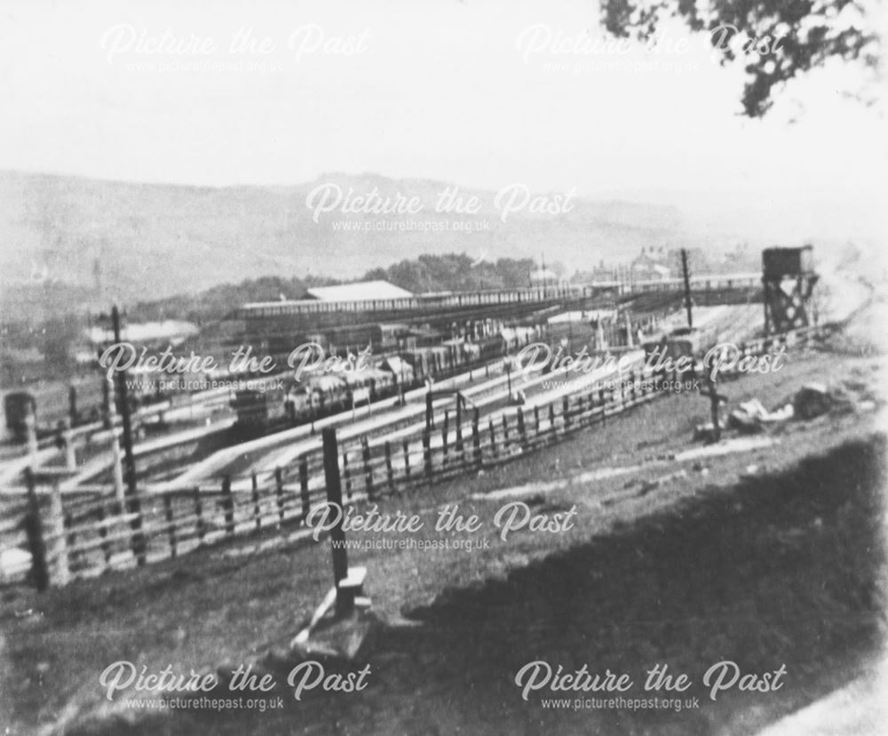 Goods Train in Chinley Station, undated