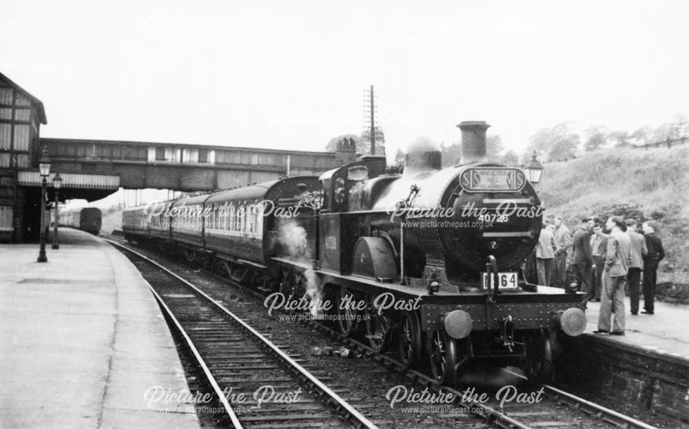 Engine 40726 in Chinley Station, undated