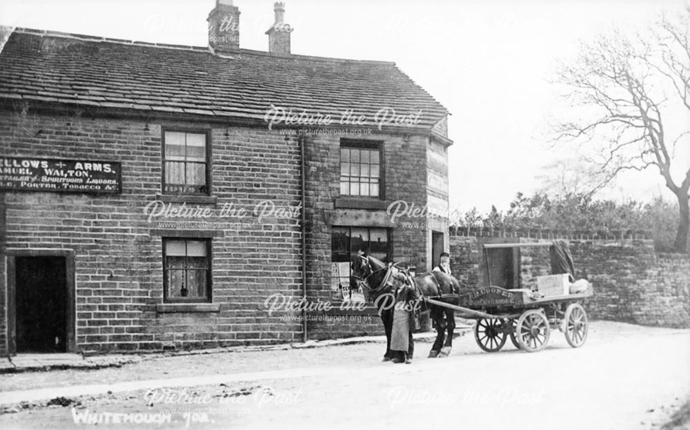 Delivery at Mr James Smith's shop, Whitehough, undated