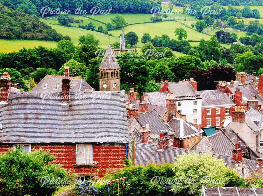 View of the Roof Tops, Wirksworth, 2016