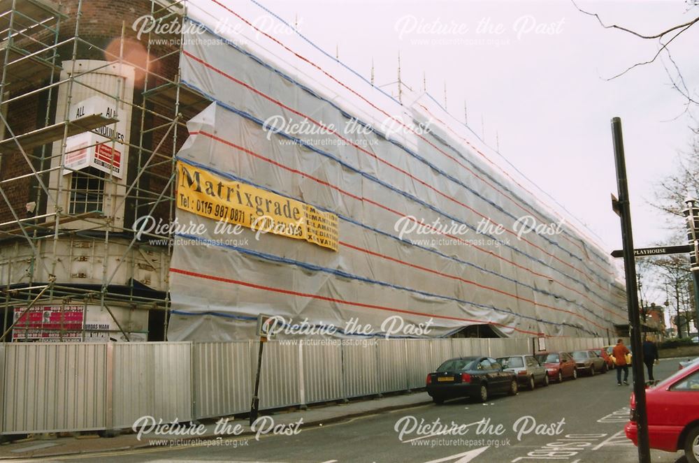 Large Sheeting, Chapel Bar, Nottingham, 2001