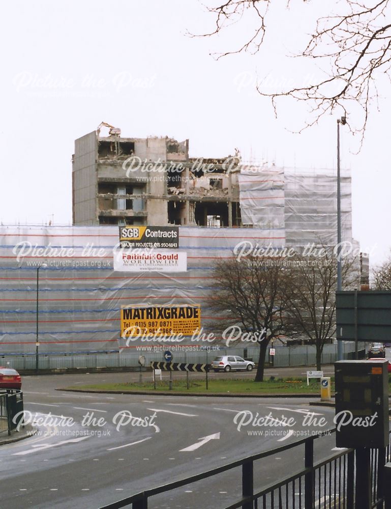 Demolition, Chapel Bar, Nottingham, 2001
