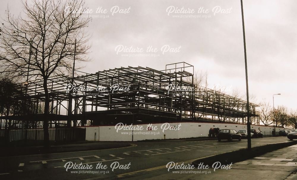 The framework for The Cornerstone complex at Clifton, Nottingham, 2004