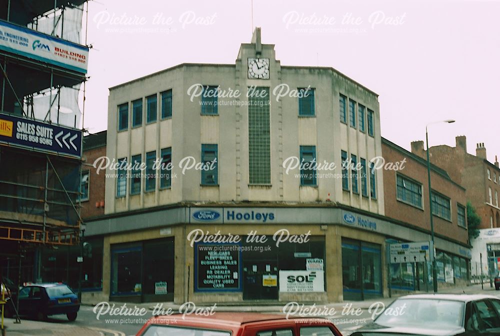 The Main Showrooms of Car Dealers Hooleys, Derby Road, Nottingham, 2000