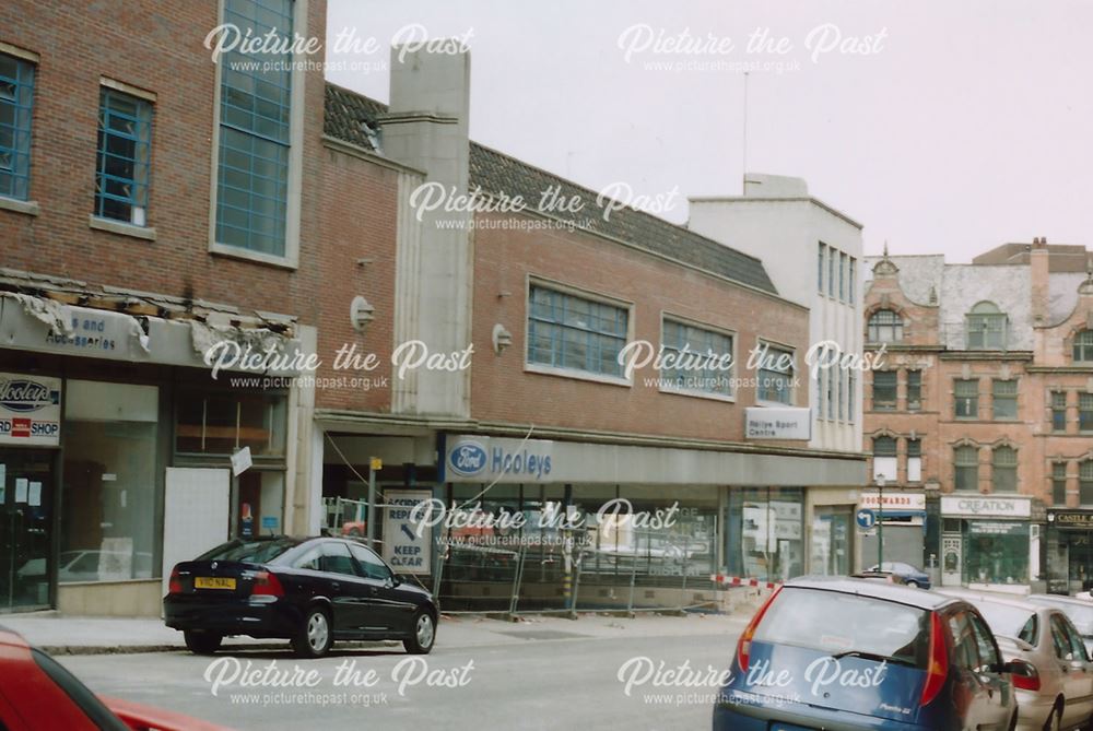 Front Entrance of Car Dealers Hooleys, Derby Road, Nottingham, 2000