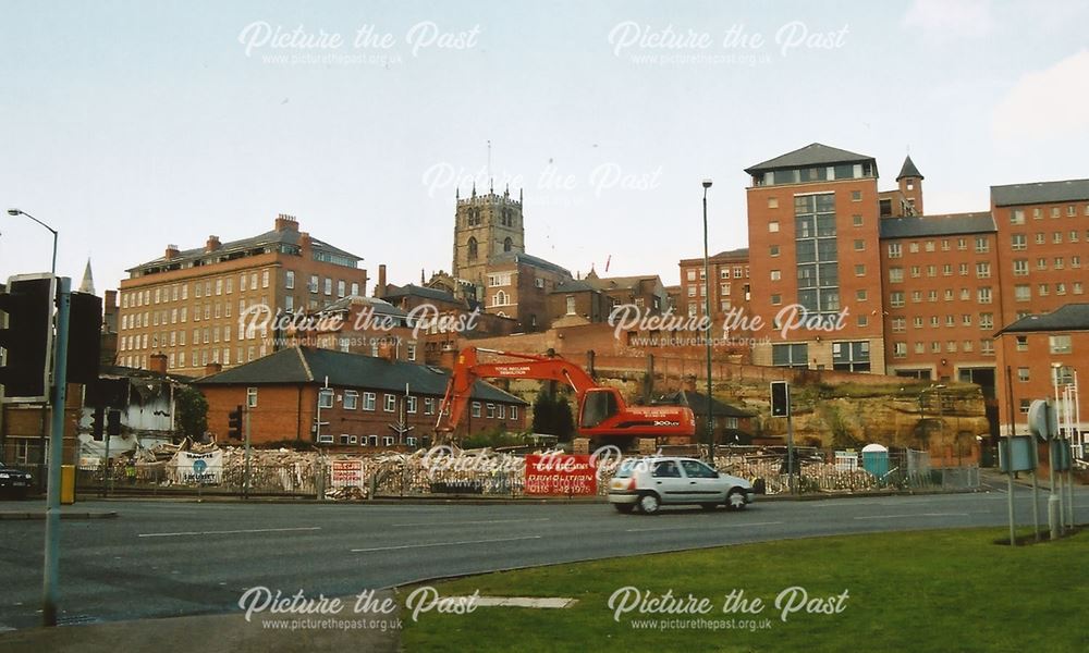 Building Site, Canal Street, Lace Market, Nottingham, 2004