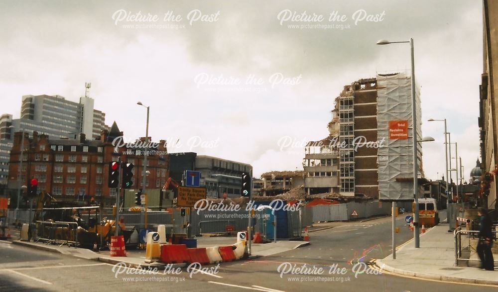 Demolition, Trinity Square, Nottingham, 2005