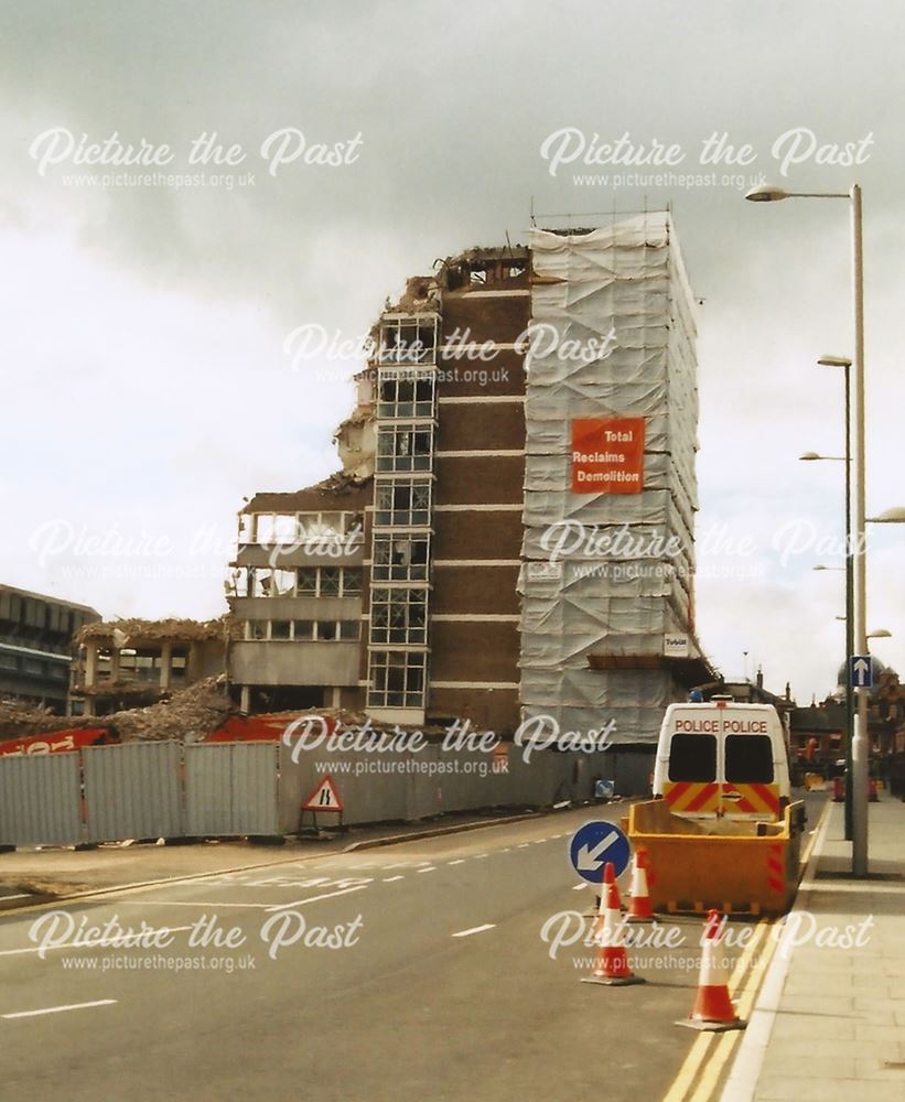 Demolition, Trinity Square, Nottingham, 2005