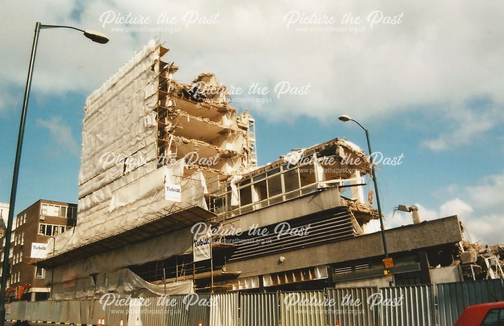 Demolition, Trinity Square, Nottingham, 2005