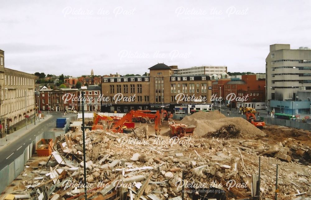 Demolition, Trinity Square, Nottingham, 2005