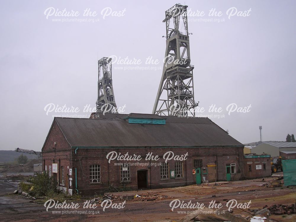 Demolition of Clipstone Colliery, off Mansfield Road, Clipstone, 2007