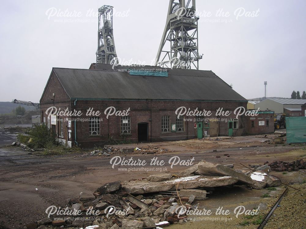 Demolition of Clipstone Colliery, off Mansfield Road, Clipstone, 2007